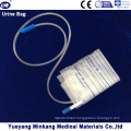 2000ml Medical Disposable Urinary Collection Bag for Adult Pull-Push Valve